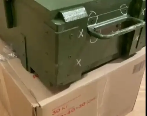 ящик військовий для снарядів